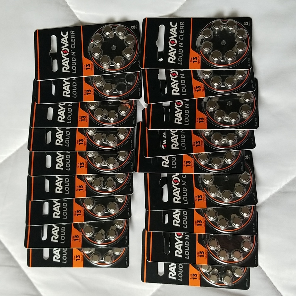 Rayovac Hearing Aide Batteries Loud N' Clear Size 13